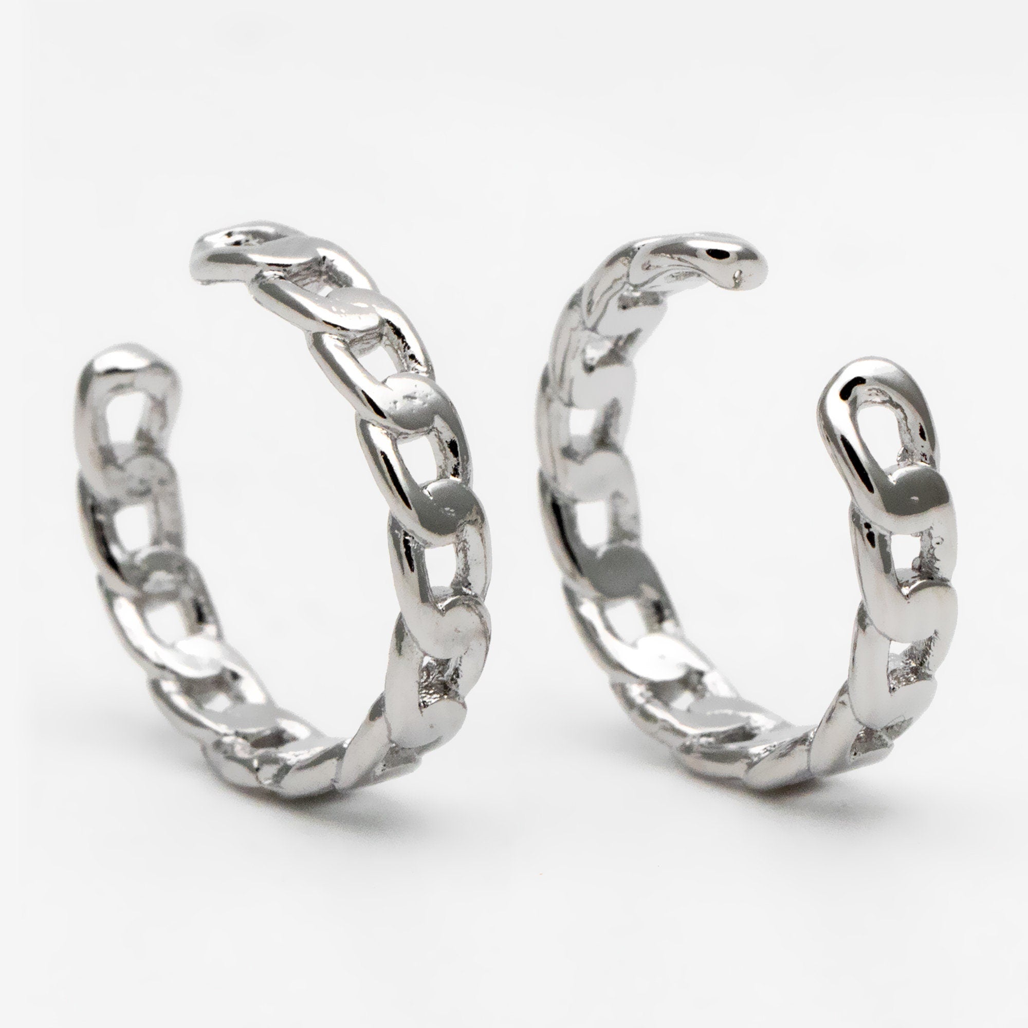 10pcs Gold/ Silver/ Rose Gold Ear Cuff, Cartilage Ear Cuff, Gold/ Rhodium Plated Ear Cuff, Chain Ear Cuff, Cartilage Earrings (GB-2119)